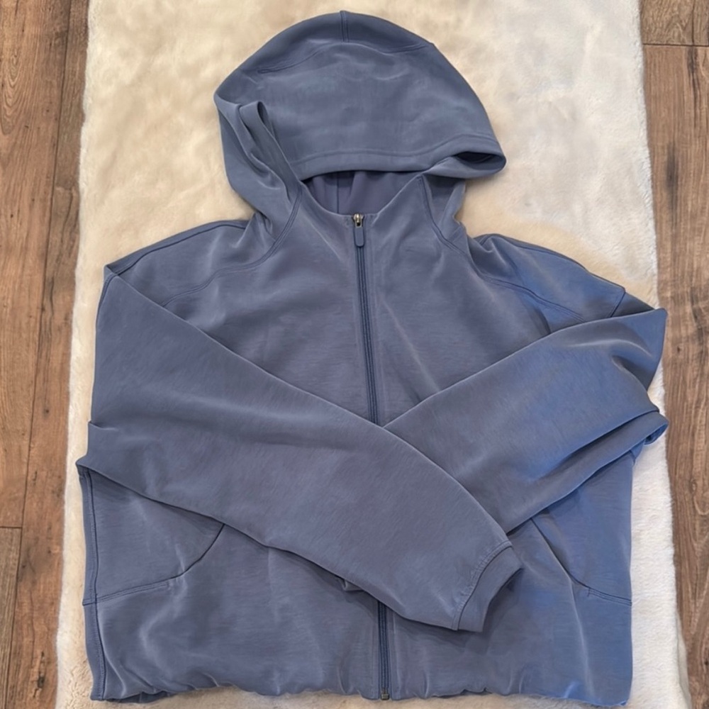 Lululemon Softstreme Oasis Blue Hoodie Jacket